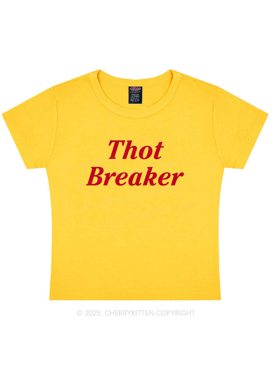 Thot Breaker Y2K Baby Tee Cherrykitten