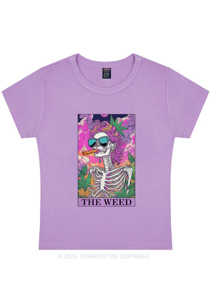 The Wxxd Skeleton Y2K Baby Tee Cherrykitten