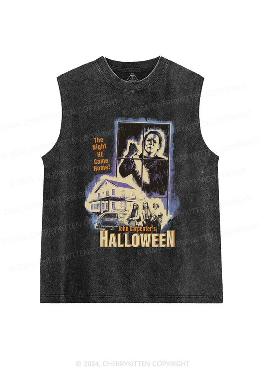 Halloween Carpenter Y2K Washed Tank Cherrykitten