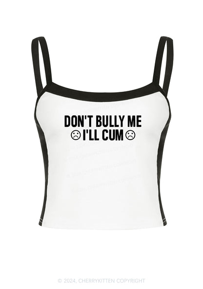 Don't Bully Me Y2K Color Block Crop Cami Top Cherrykitten