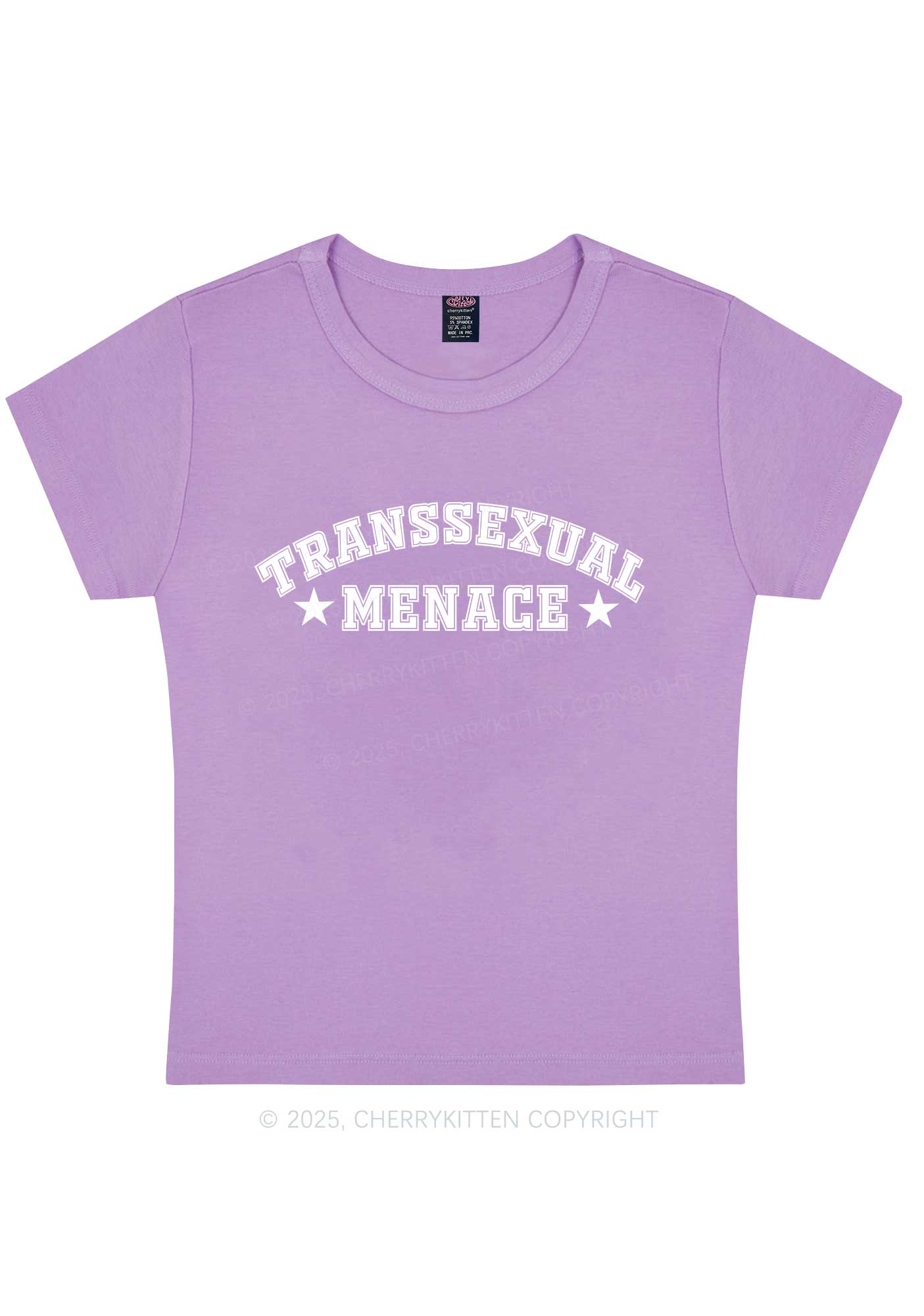 Transsexual Menace Y2K Baby Tee Cherrykitten