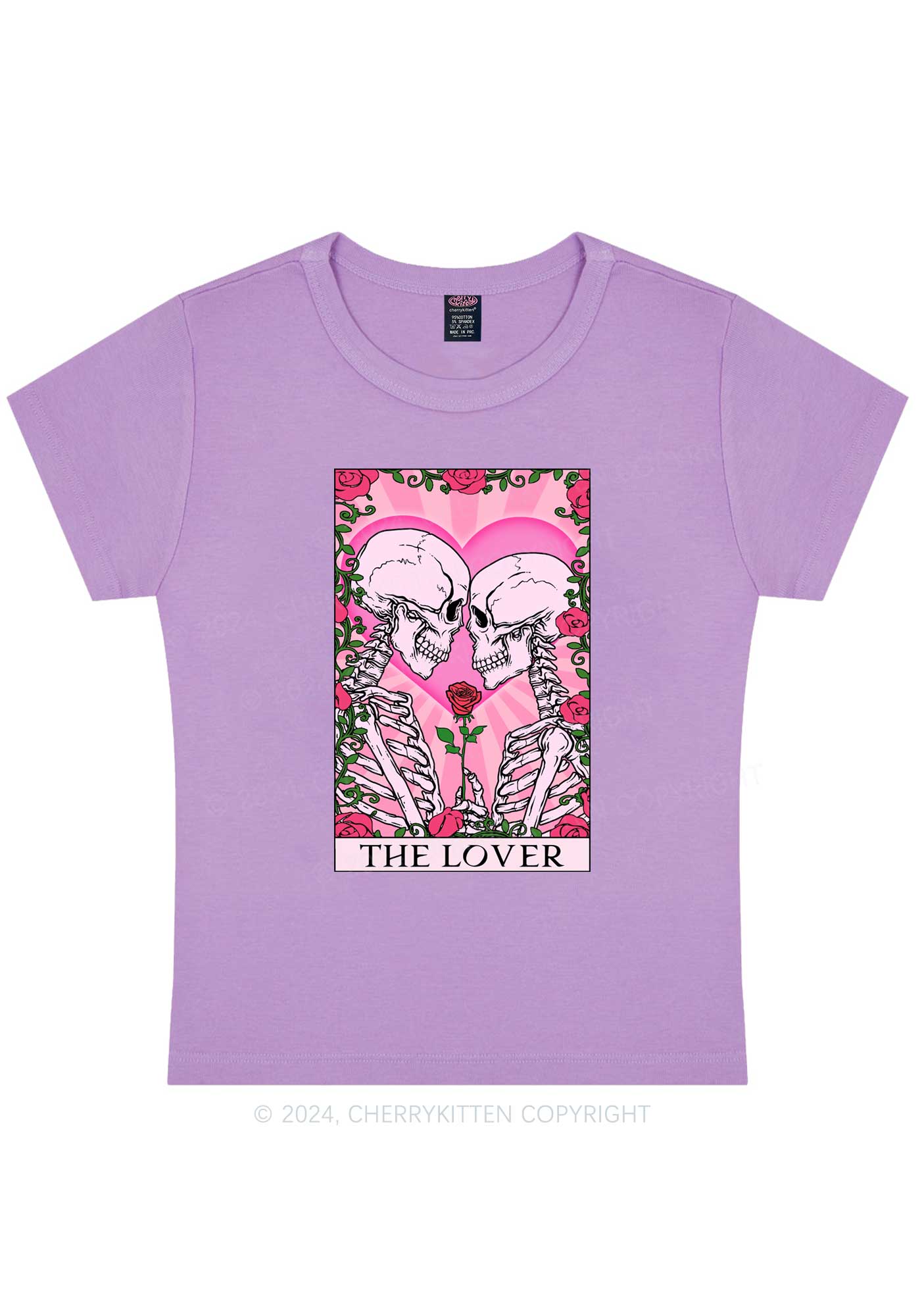 The Lover Y2K Valentine's Day Baby Tee Cherrykitten