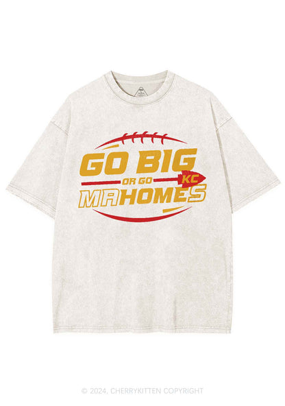 Go Big Y2K Super Bowl Washed Tee Cherrykitten