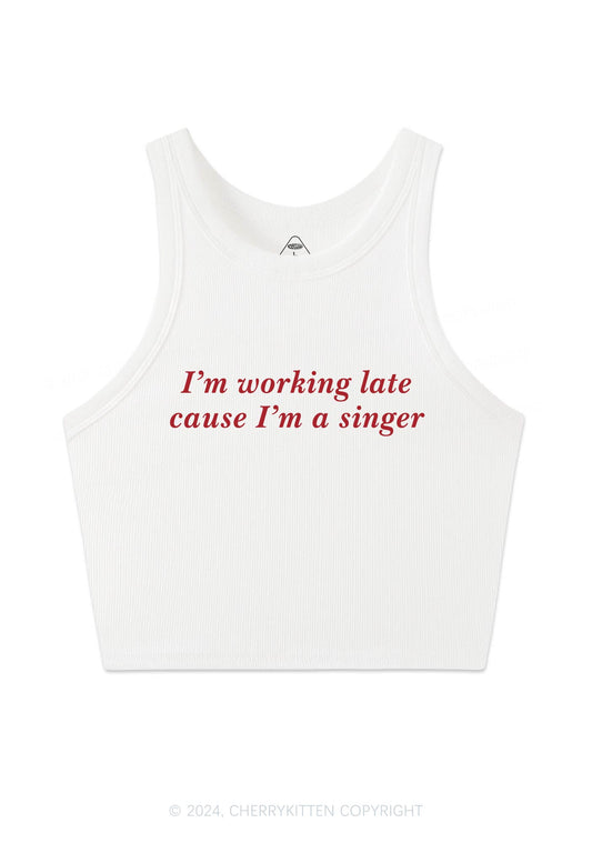 I'm A Singer Y2K Crop Tank Top Cherrykitten