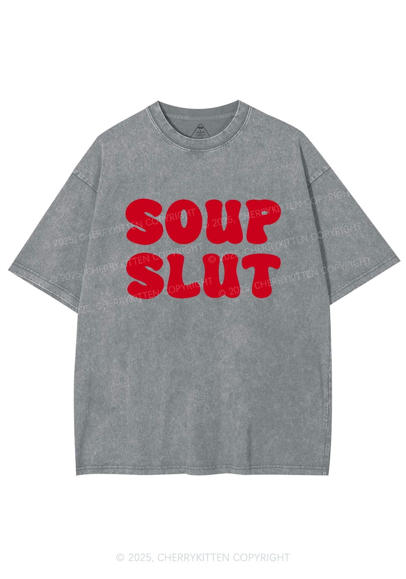 Soup Slxt Y2K Washed Tee Cherrykitten