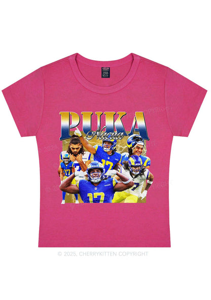 Yellow Puka Y2K Super Bowl Baby Tee Cherrykitten