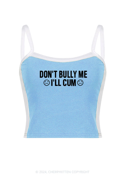 Don't Bully Me Y2K Color Block Crop Cami Top Cherrykitten