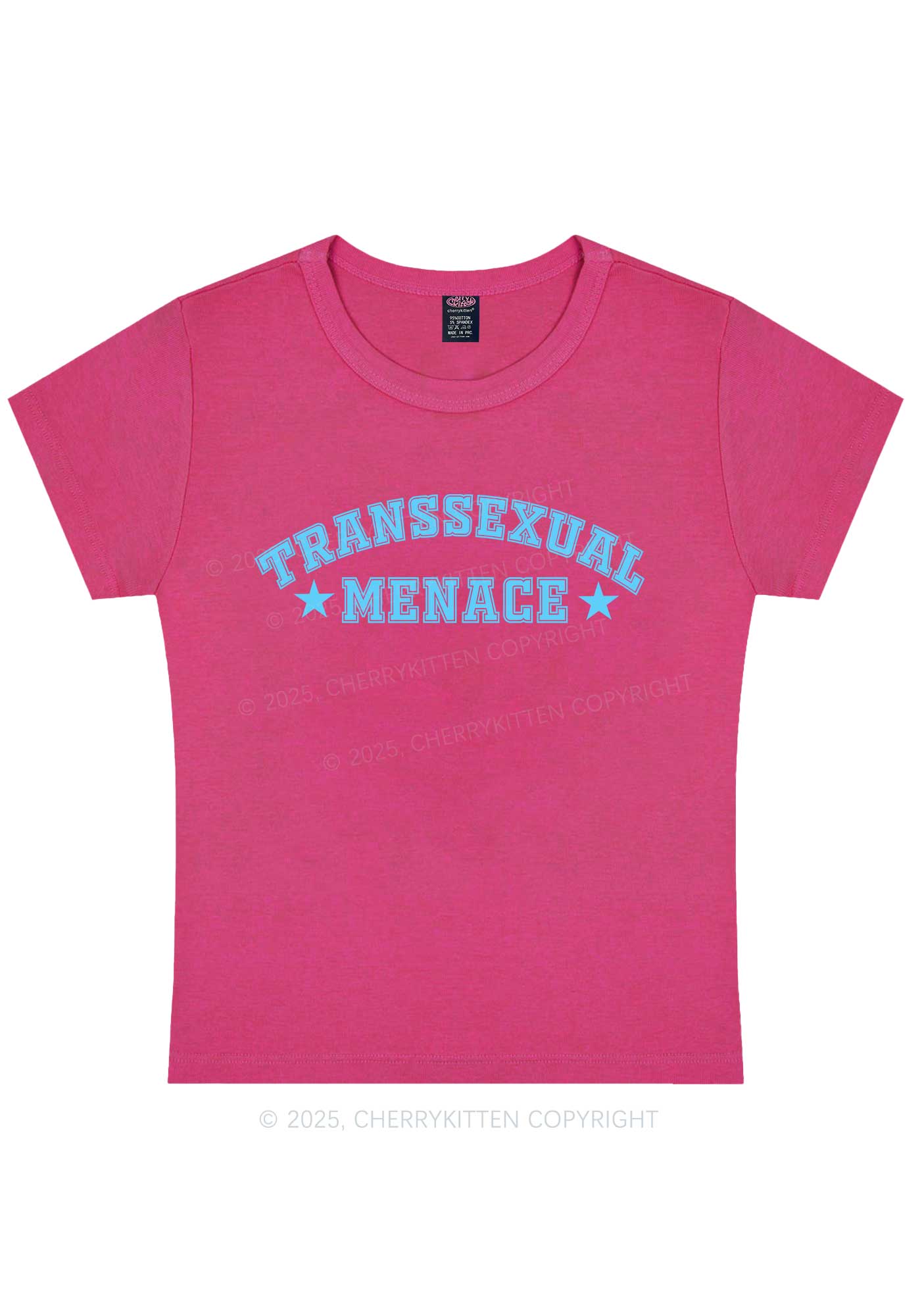 Transsexual Menace Y2K Baby Tee Cherrykitten