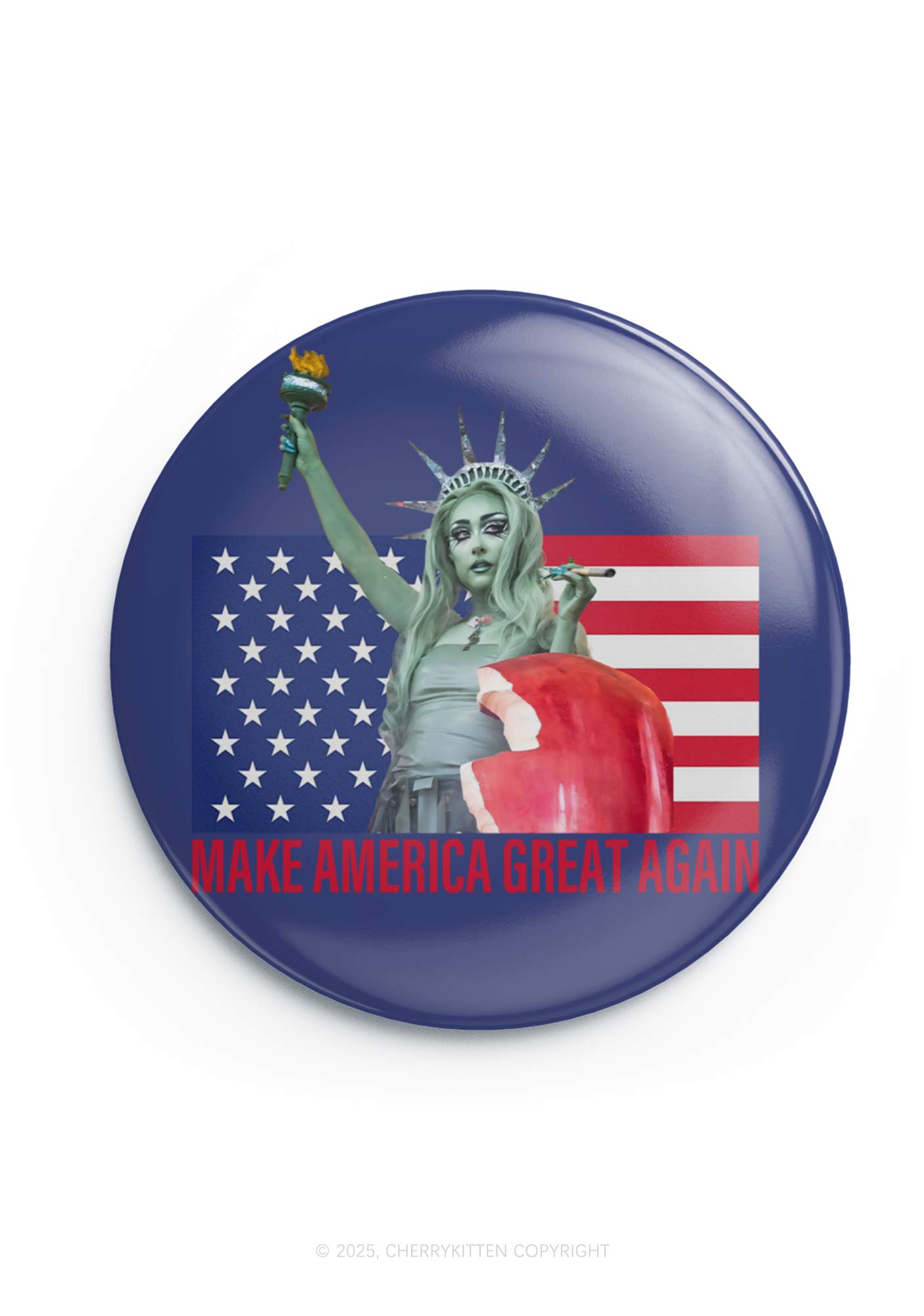 CR Make America Great 1Pc Y2K Pin Cherrykitten