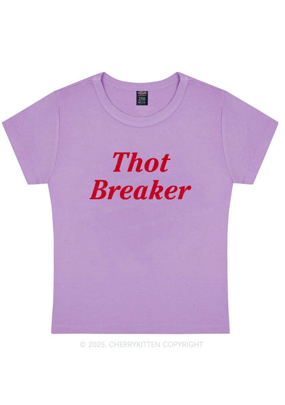 Thot Breaker Y2K Baby Tee Cherrykitten