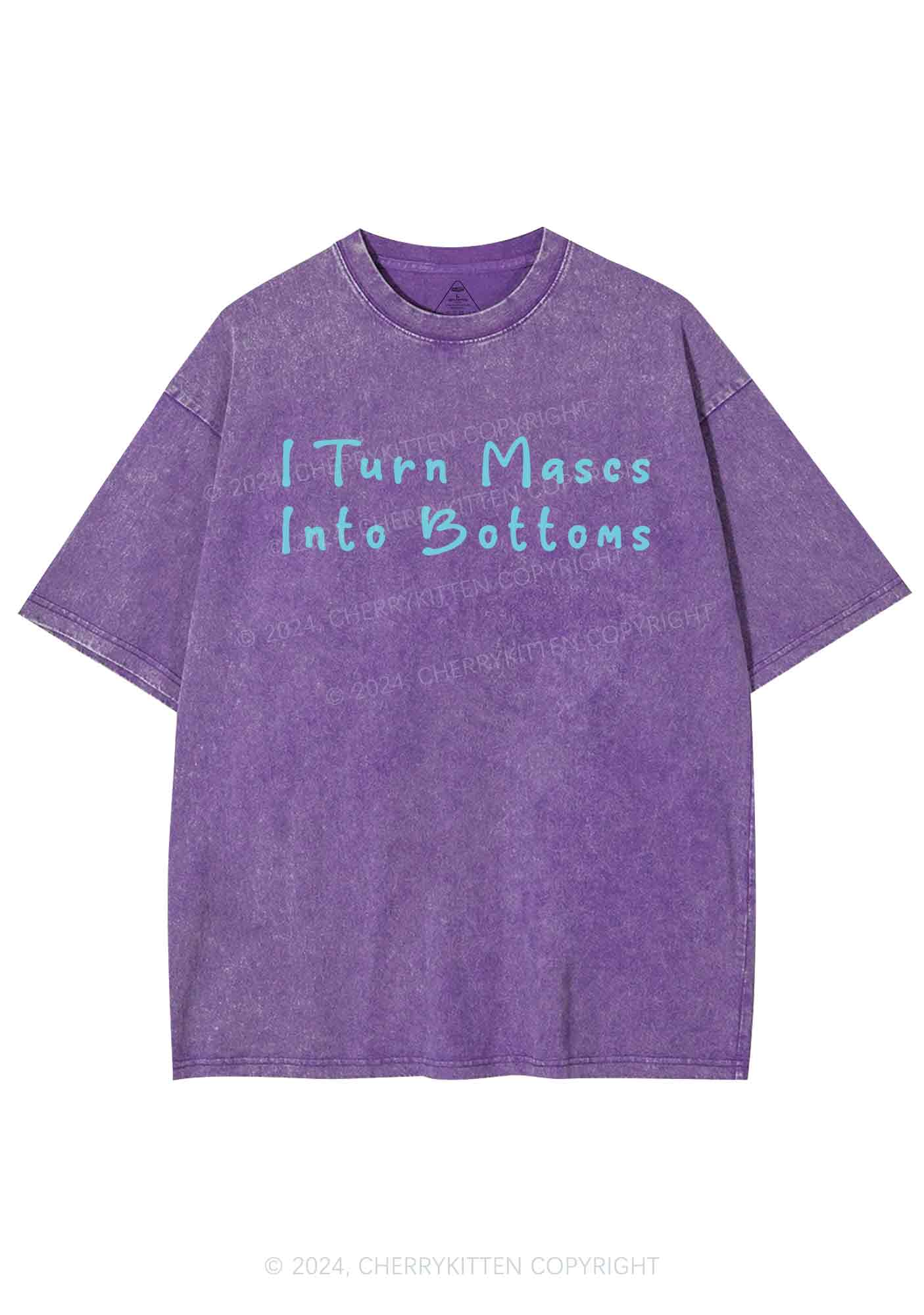 Turn Mascs Into Bottoms Y2K Washed Tee Cherrykitten