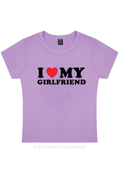 I Love Girlfriend Y2K Valentine's Day Baby Tee Cherrykitten