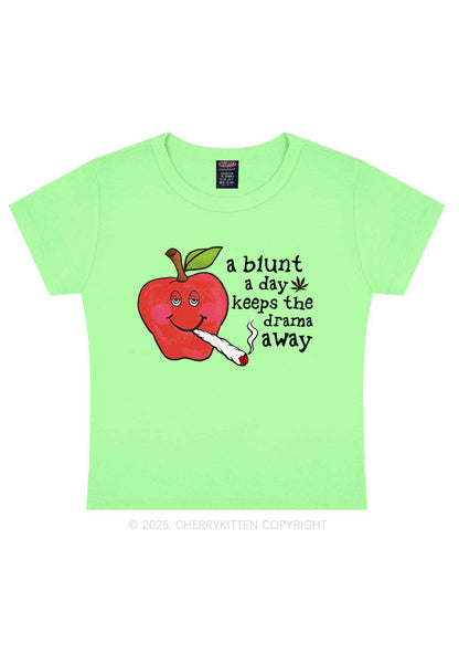 A Blunt A Day Y2K Baby Tee Cherrykitten