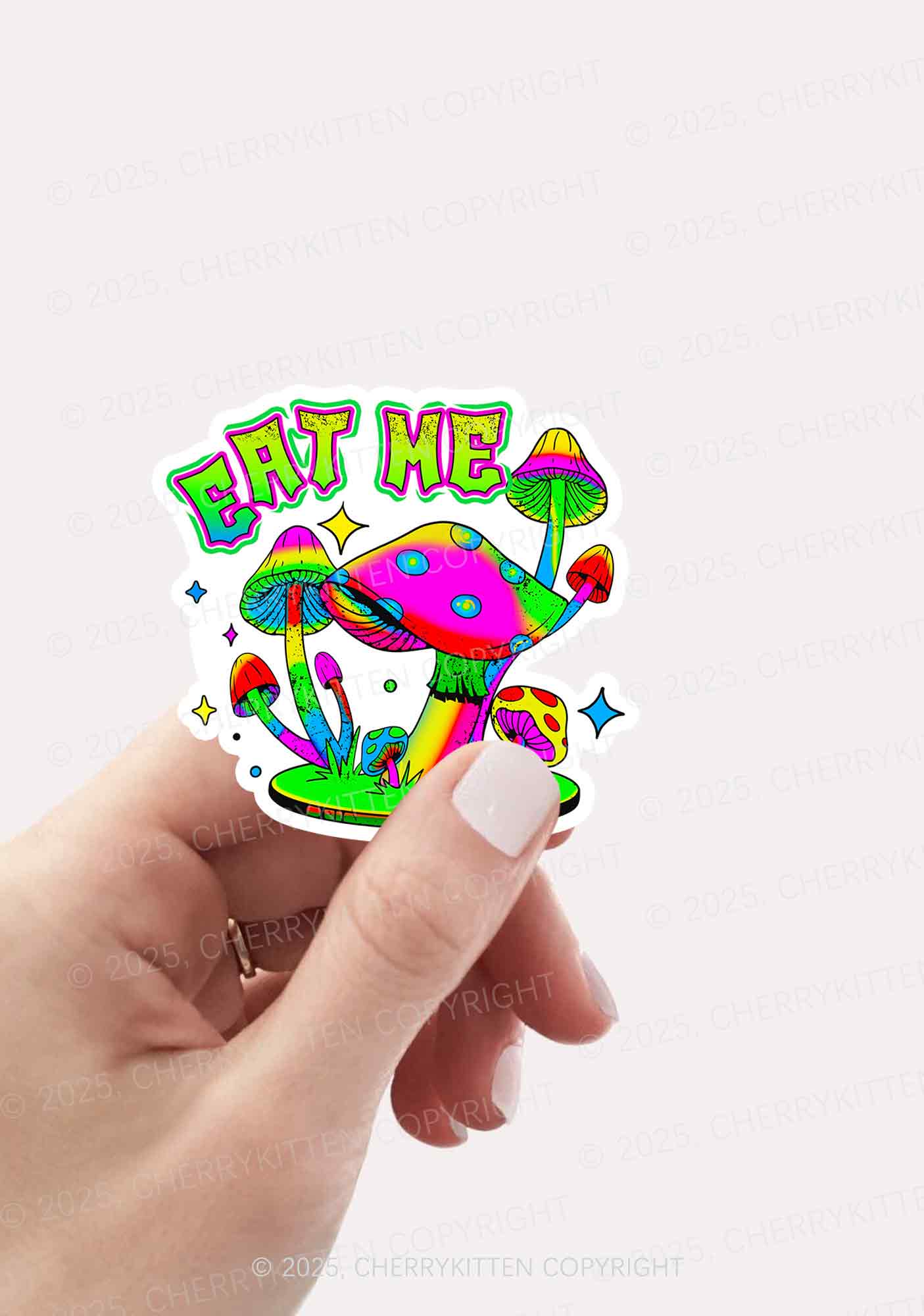 Eat Me Mushroom 1Pc Y2K Sticker Cherrykitten