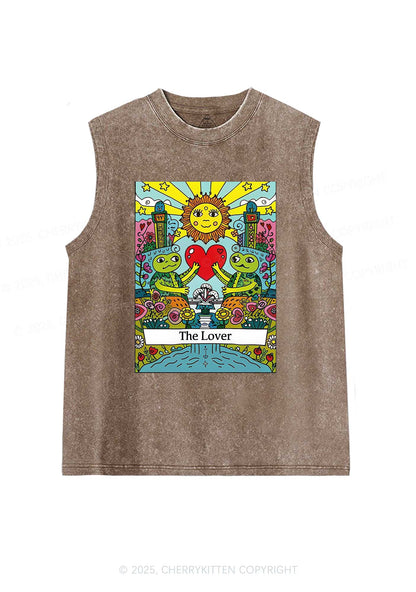 The Lover Frog Y2K Washed Tank Cherrykitten