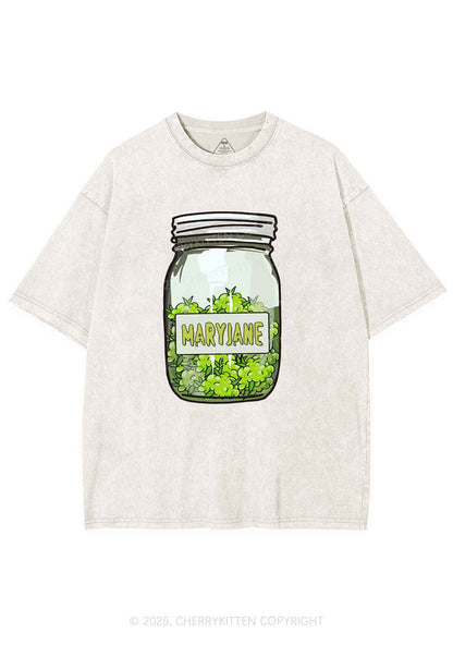 Mary Jane Wxxd Jar Y2K Washed Tee Cherrykitten