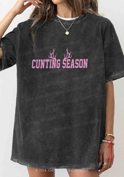 Cunting Season Y2K Washed Tee Cherrykitten