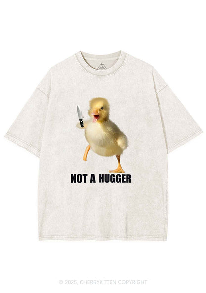 Not A Hugger Y2K Washed Tee Cherrykitten