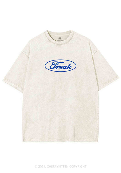 Oval Freak Y2K Washed Tee Cherrykitten