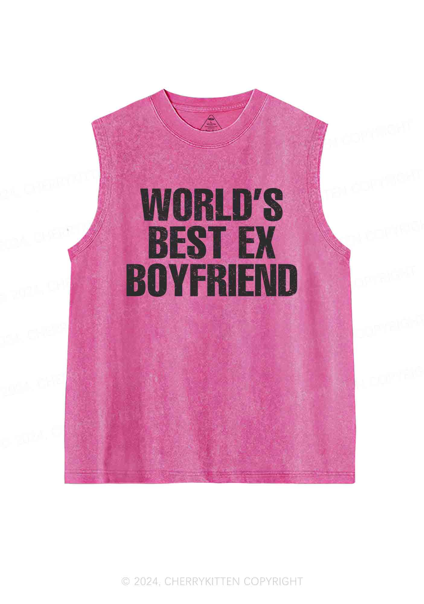 Best Ex Boyfriend Y2K Washed Tank Cherrykitten