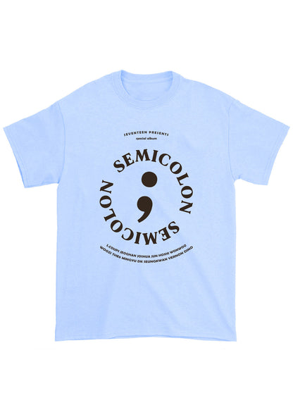 Semicolon Svt Kpop Chunky Shirt