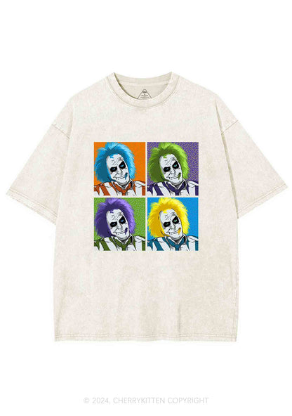 Halloween Juice Pop Y2K Washed Tee Cherrykitten