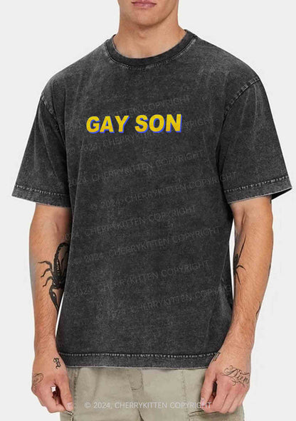 Gay Son Y2K Washed Tee Cherrykitten