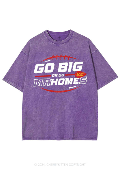 Go Big Y2K Super Bowl Washed Tee Cherrykitten