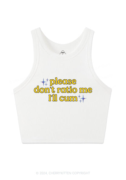 Don't Ratio Me Y2K Crop Tank Top Cherrykitten