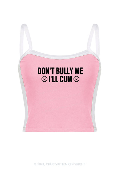 Don't Bully Me Y2K Color Block Crop Cami Top Cherrykitten