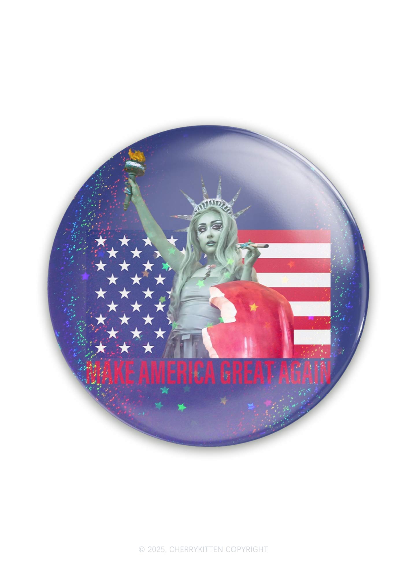 CR Make America Great 1Pc Y2K Pin Cherrykitten