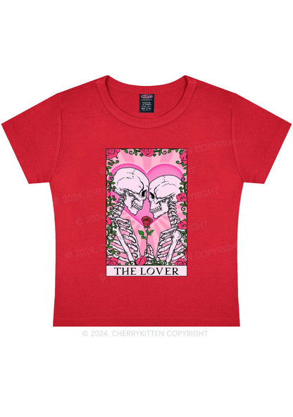 The Lover Y2K Valentine's Day Baby Tee Cherrykitten