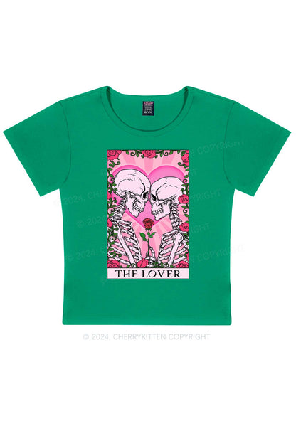 The Lover Y2K Valentine's Day Baby Tee Cherrykitten