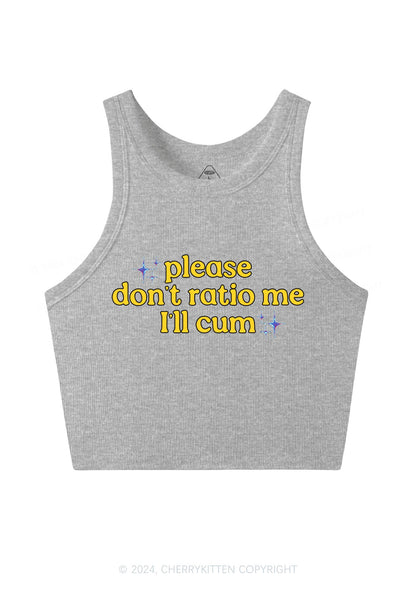 Don't Ratio Me Y2K Crop Tank Top Cherrykitten