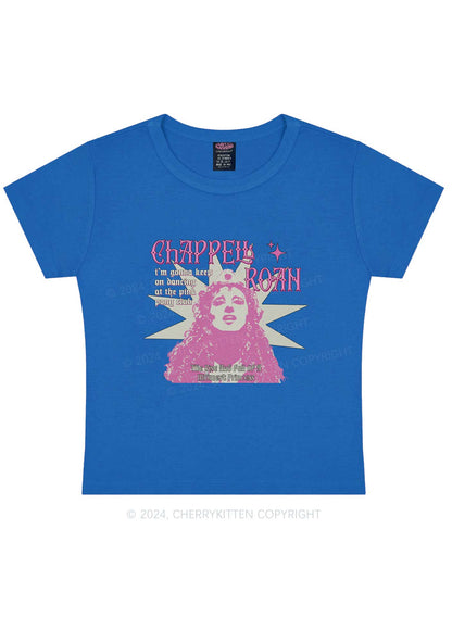 Keep On Dancing Y2K Baby Tee Cherrykitten