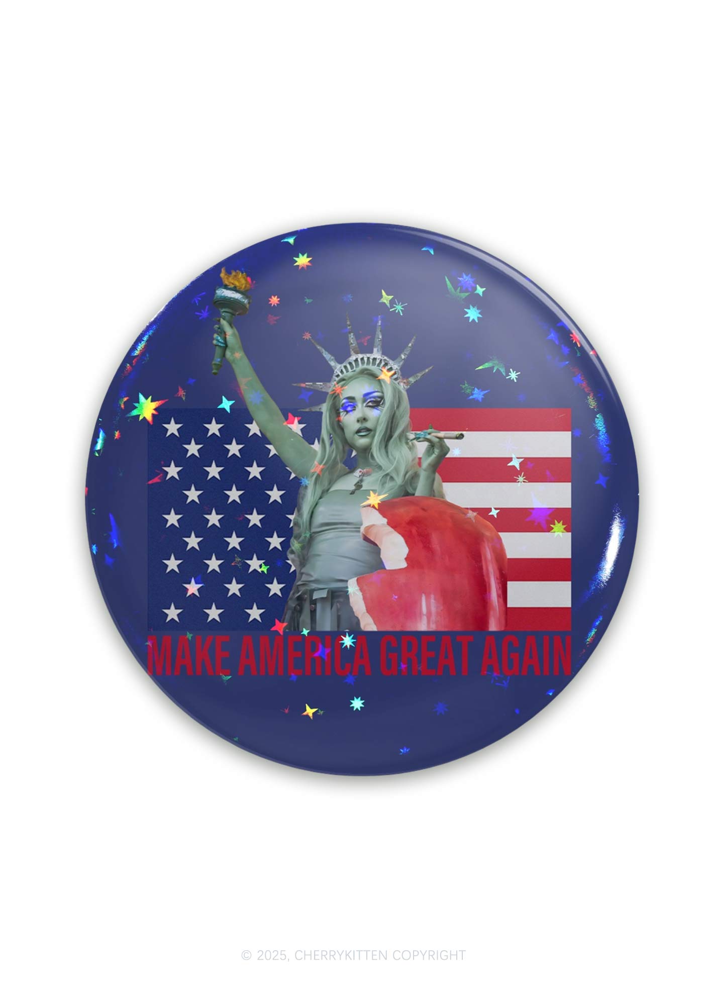 CR Make America Great 1Pc Y2K Pin Cherrykitten