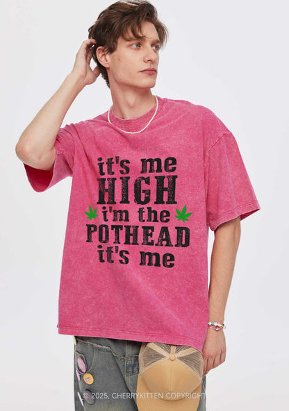 High Pothead Y2K Washed Tee Cherrykitten