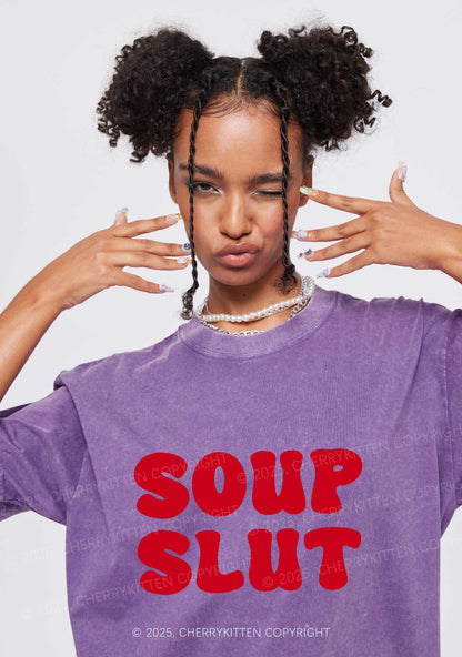 Soup Slxt Y2K Washed Tee Cherrykitten