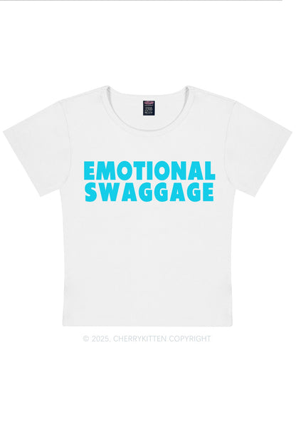 Emotional Swaggage Y2K Baby Tee Cherrykitten