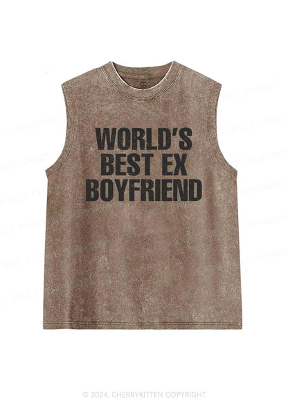 Best Ex Boyfriend Y2K Washed Tank Cherrykitten