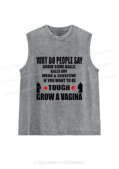 Grow Tough Y2K Washed Tank Cherrykitten