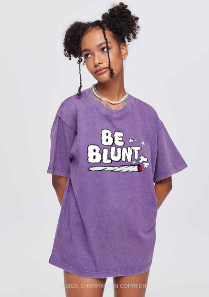 Be Blunt Y2K Washed Tee Cherrykitten