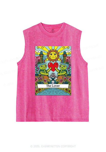 The Lover Frog Y2K Washed Tank Cherrykitten