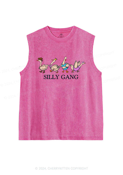 Silly Gang Y2K Washed Tank Cherrykitten