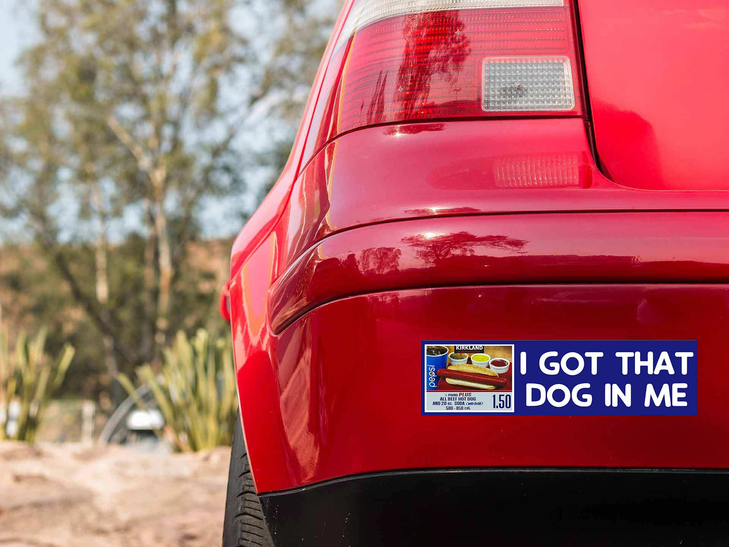 I Got That Dog Y2K Car Bumper Magnet Cherrykitten