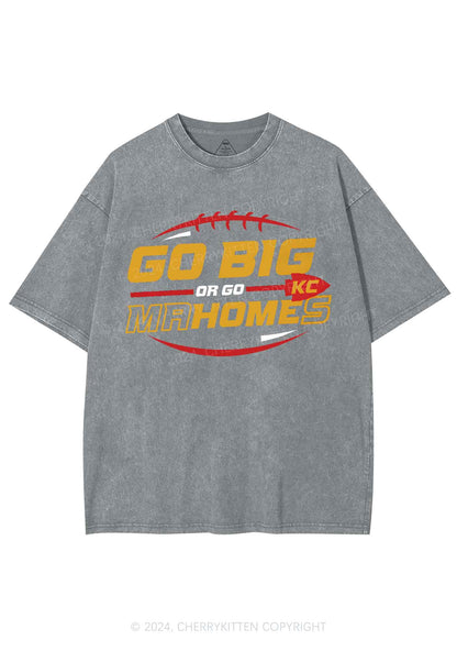 Go Big Y2K Super Bowl Washed Tee Cherrykitten