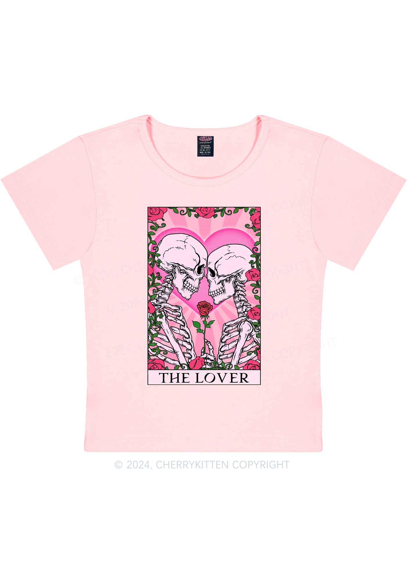 The Lover Y2K Valentine's Day Baby Tee Cherrykitten