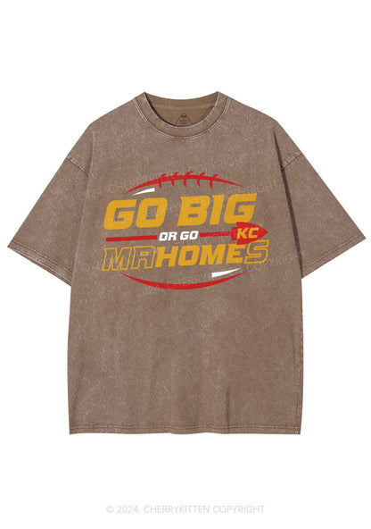 Go Big Y2K Super Bowl Washed Tee Cherrykitten