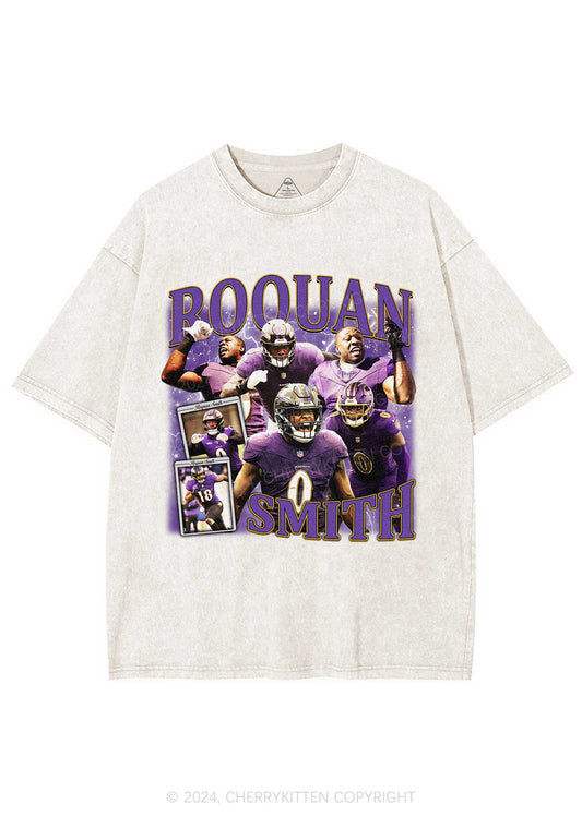 Purple Smith Y2K Super Bowl Washed Tee Cherrykitten