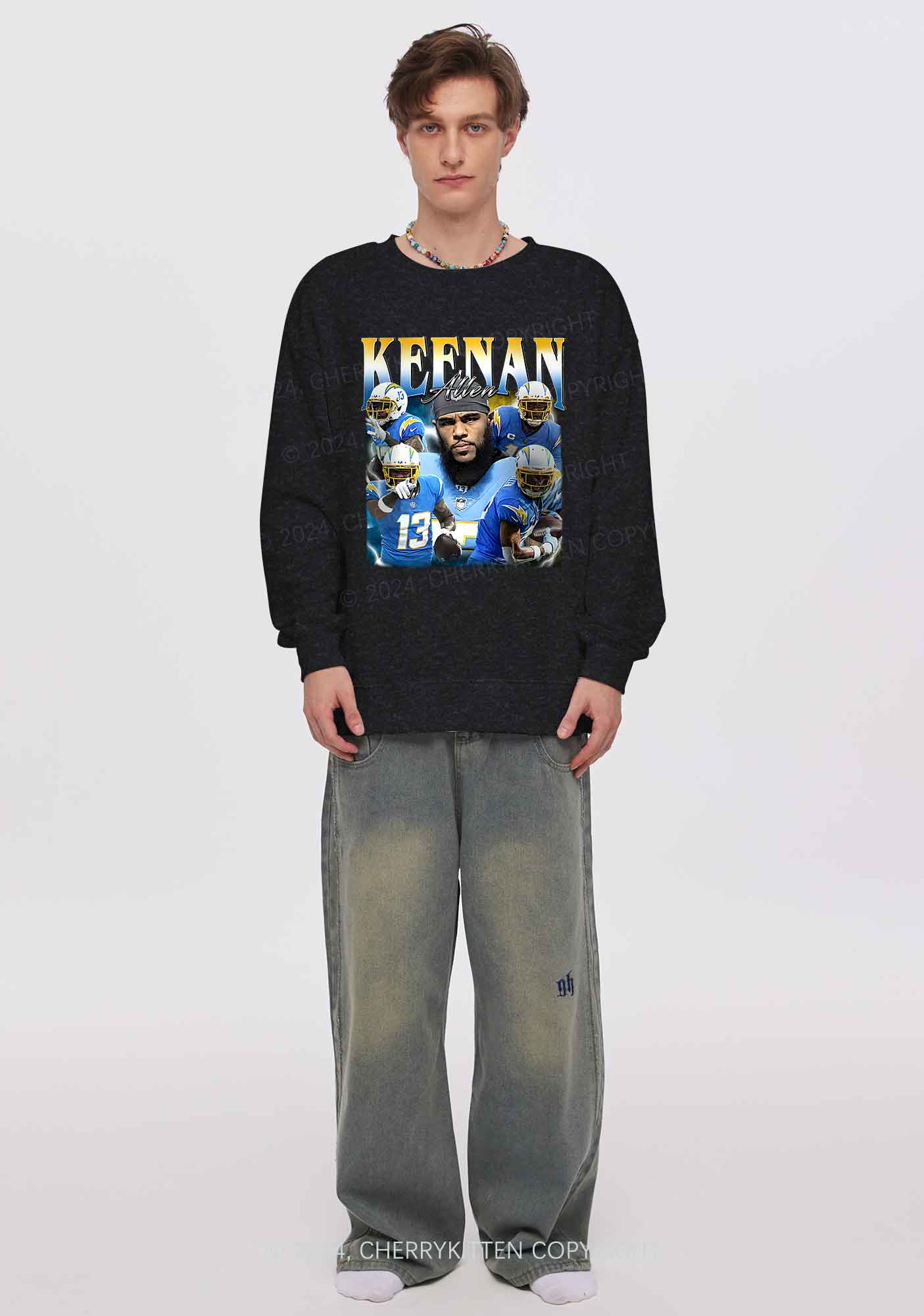 Vintage Keenan Y2K Super Bowl Washed Sweatshirts Cherrykitten